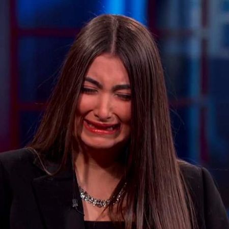 Nicolette's crying while on the Dr. Phil Show